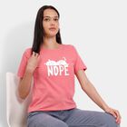 Ladies' Round Neck T-Shirt, Pink, small image number null