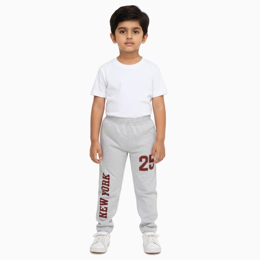 Boys' Pyjama, Ecru Melange, large image number null