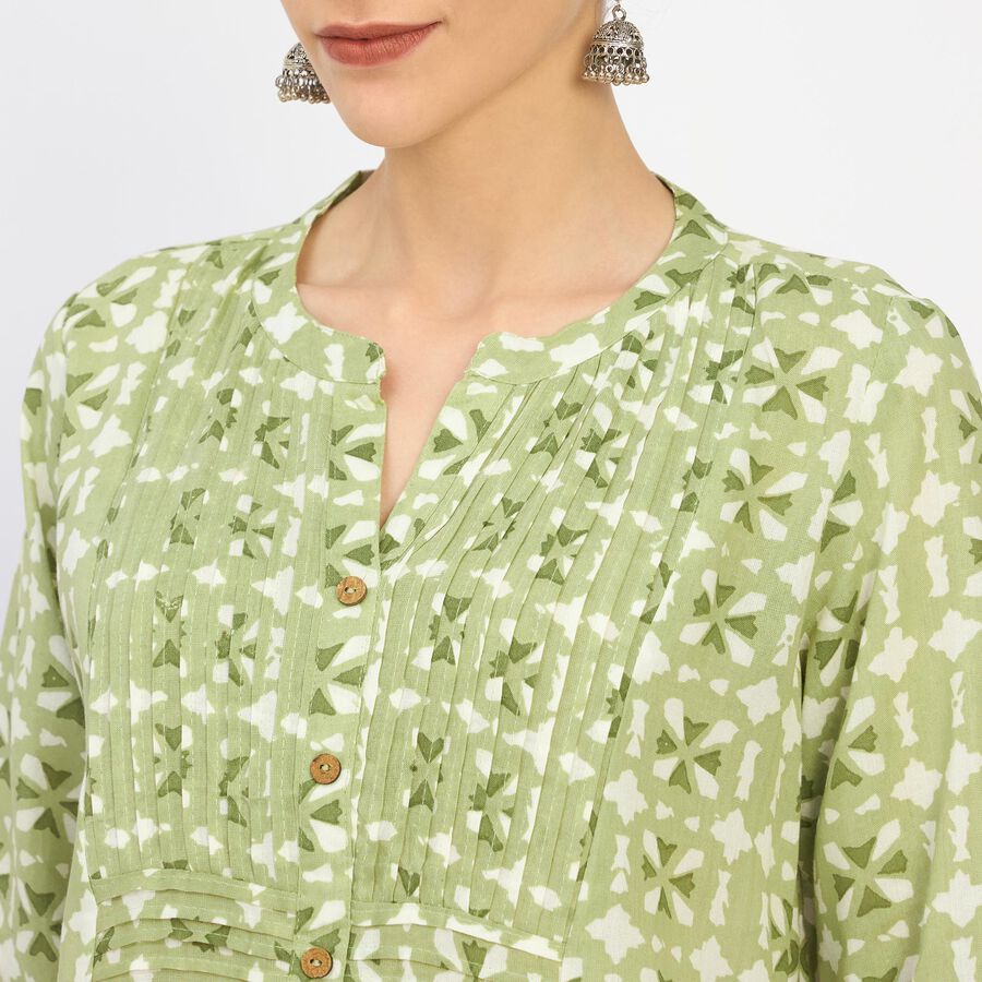 Ladies' Kurta, Light Green, large image number null