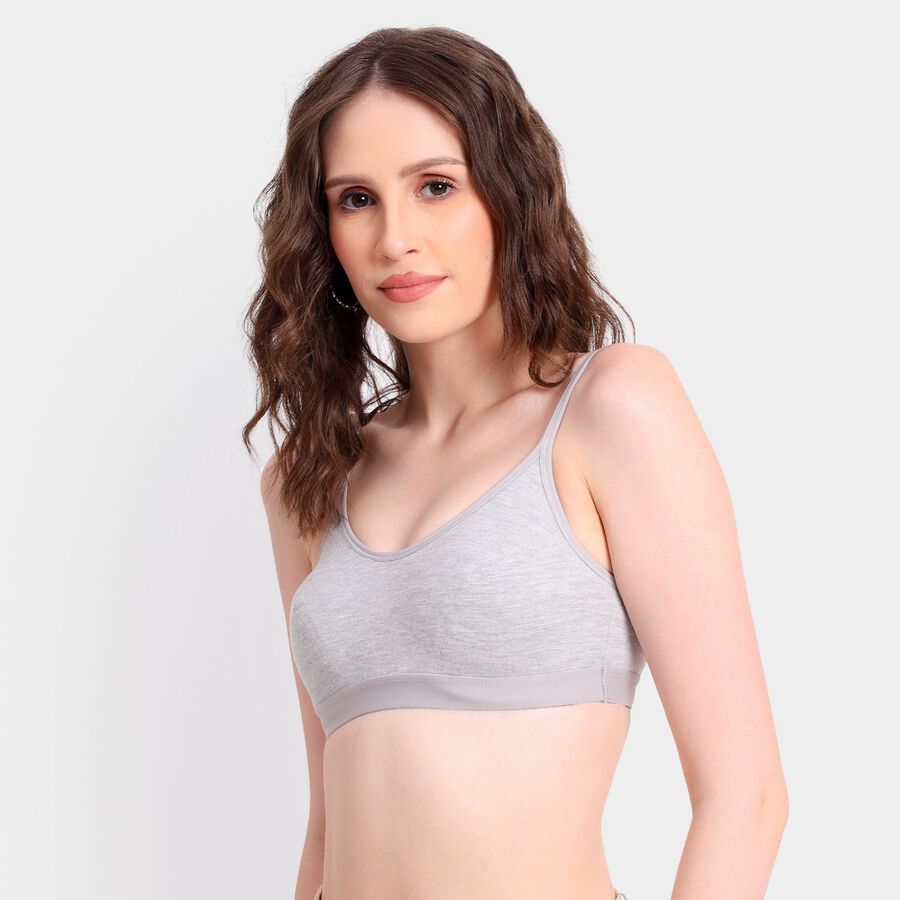 Ladies' Bra, मिश्रित हल्का ग्रे, large image number null