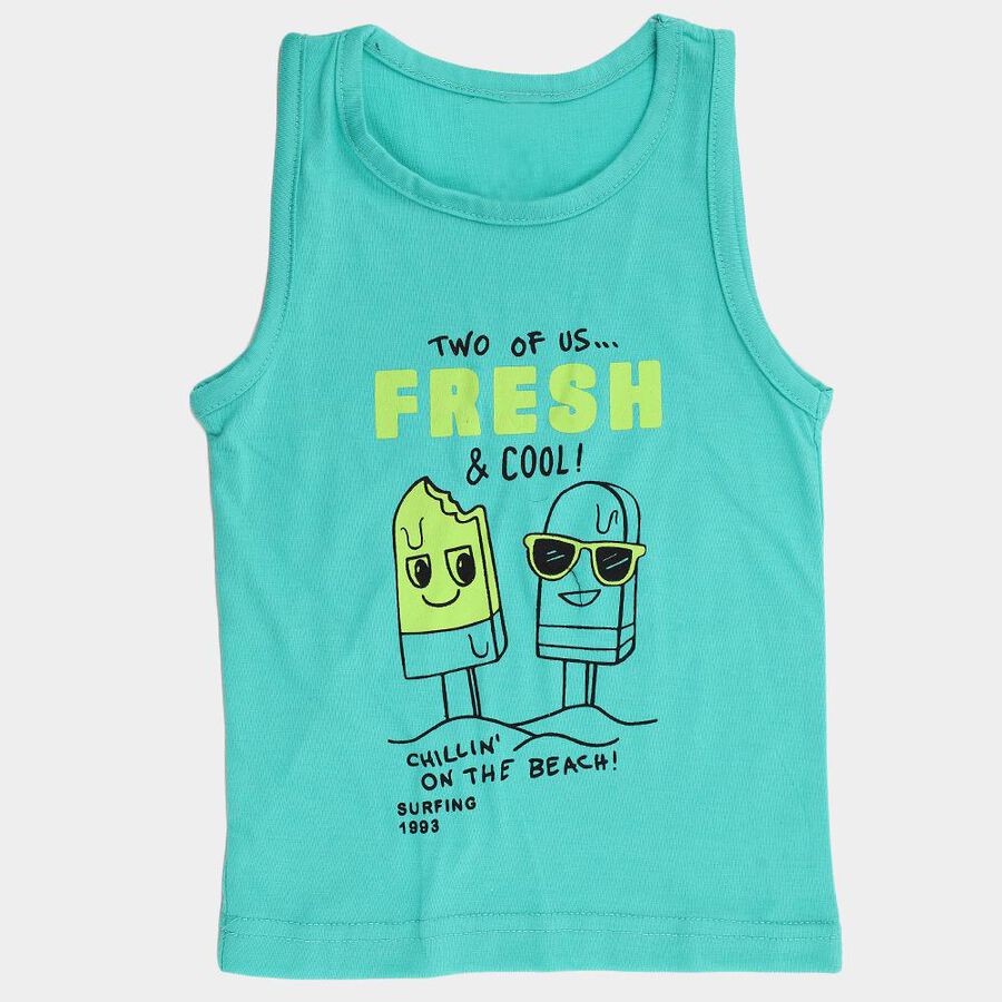 Boys' T-Shirt, हल्का हरा, large