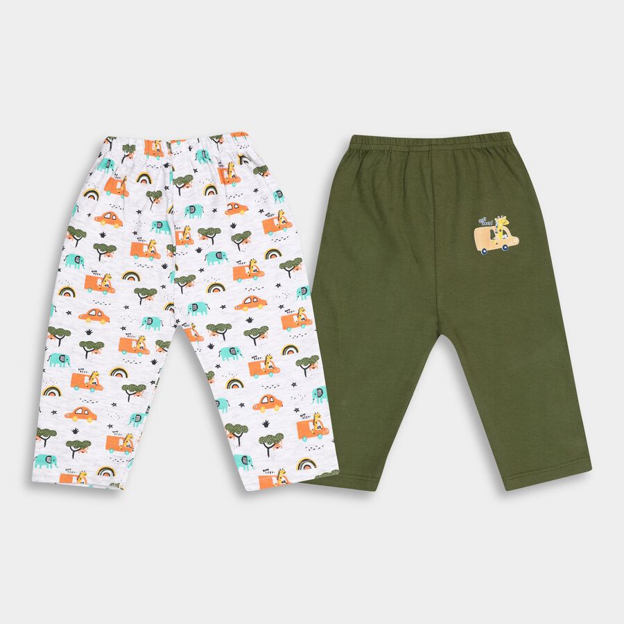 Infants' 100% Cotton Pyjama, ओलिव, large image number null