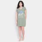 Ladies' 100% Cotton Nighty , हल्का हरा, small image number null