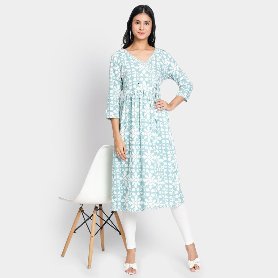 Ladies' Kurta, Light Blue, large image number null