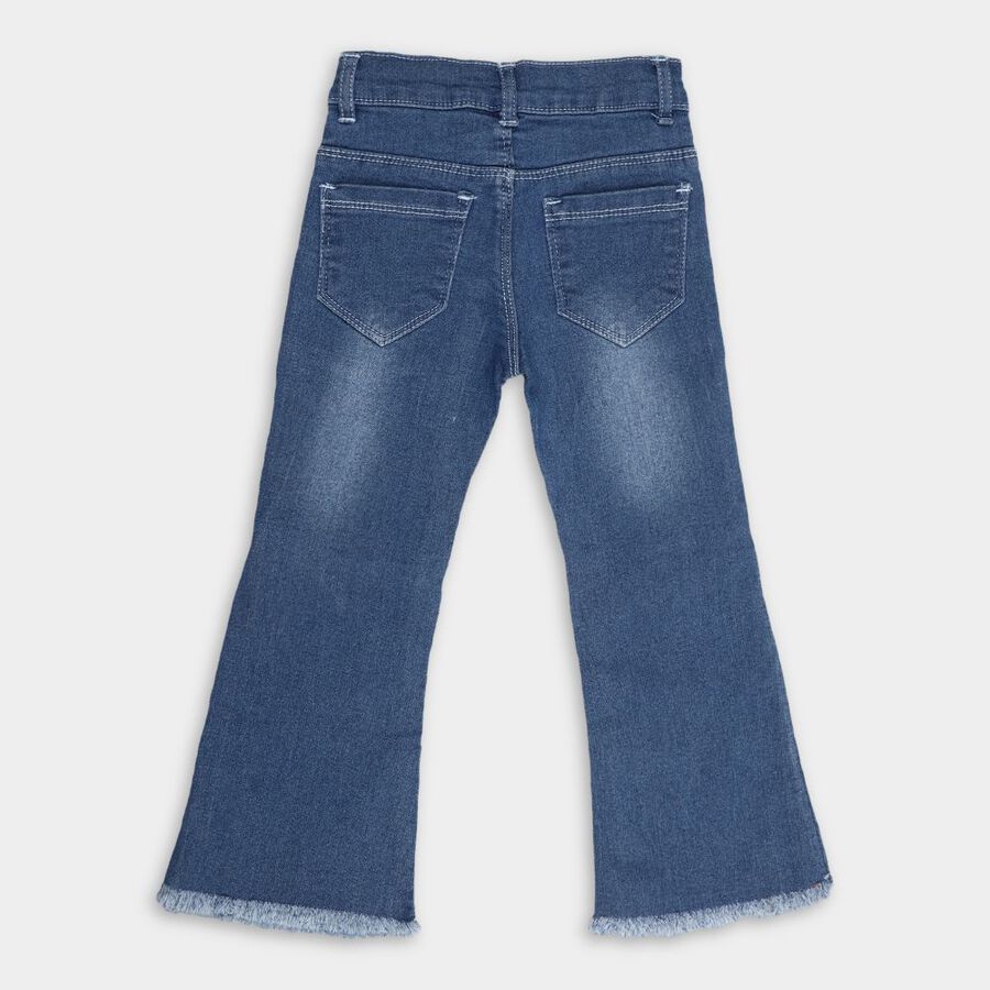 Girls' Jeans, Mid Blue, large image number null