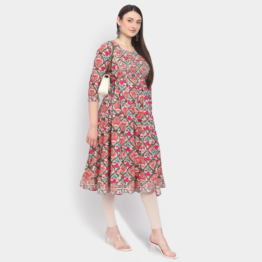 Ladies' Kurta, Beige, large image number null