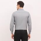 Men's Deep Grey Regular Collar Formal Shirt, Dark Grey, small image number null