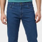 Men's Mid Blue Slim Fit Clean Wash Jeans, Mid Blue, small