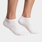 Men's Ankle Length Pack of 3 Socks ( Grey, White, Black ), मिश्रित हल्का ग्रे, small