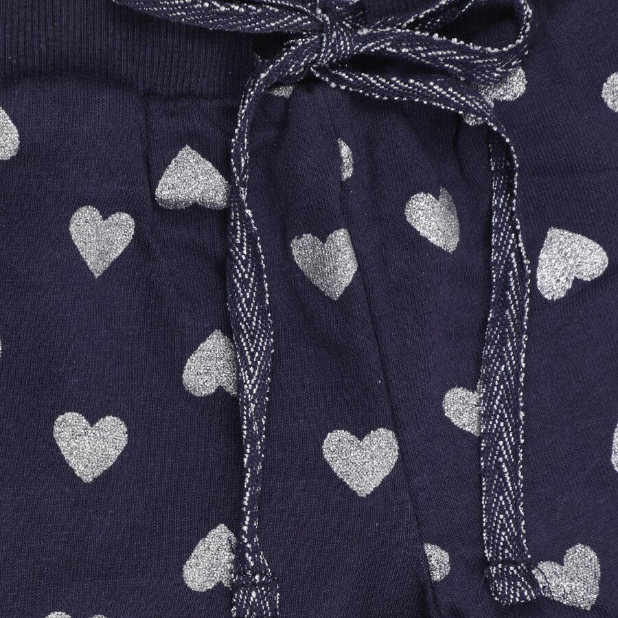 Girls' 100% Cotton Pyjama, नेवी ब्लू, large image number null