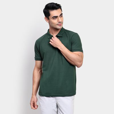 Men's Collared Half Sleeves T-Shirt