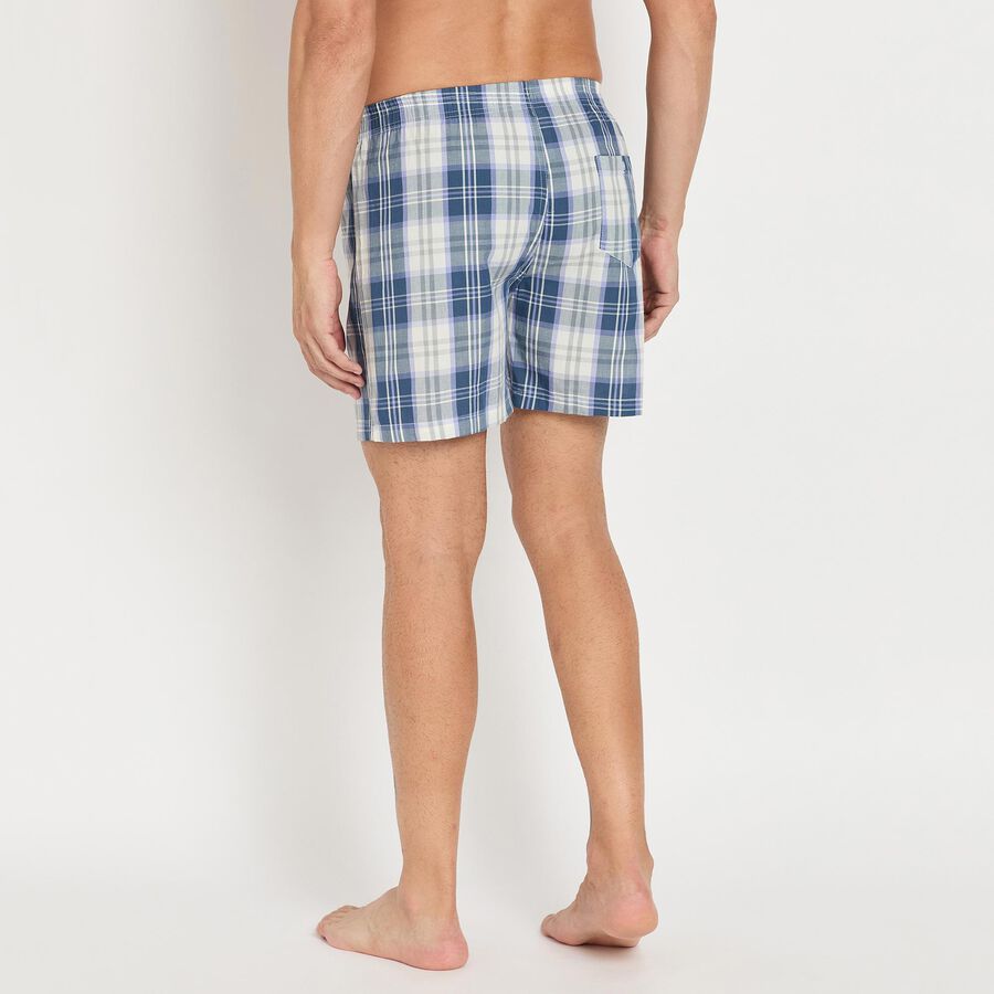 Men's 100% Cotton Boxers, सफ़ेद, large image number null
