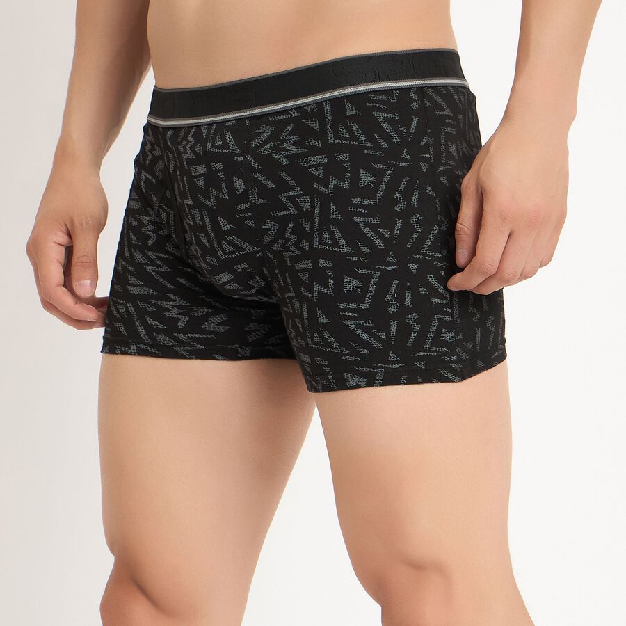 Men's 100% Cotton Trunk, काला, large image number null