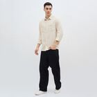 Men's Rich Eggshell White Classic Casual Shirt, Off White, small image number null