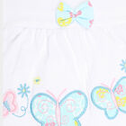 Infants Cotton Round Neck Hipster Set, Aqua, small image number null