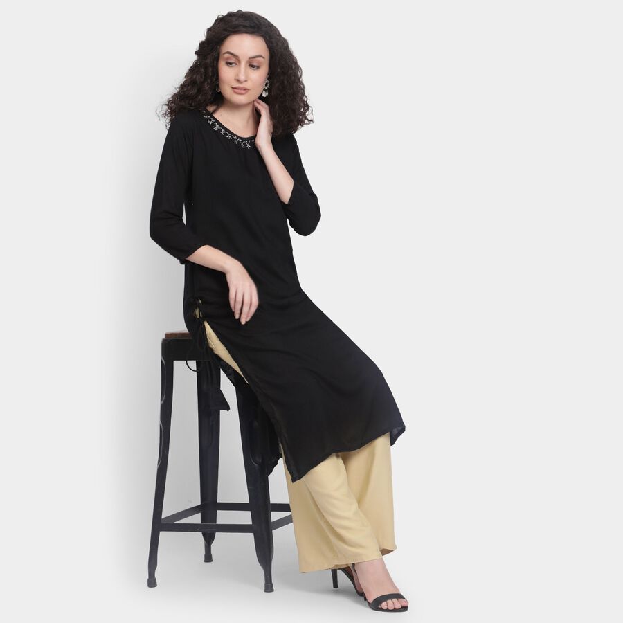 Ladies' Palazzos , गहरा पीला, large image number null