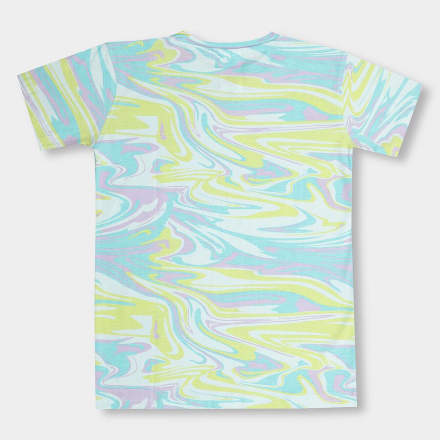 Boys' 100% Cotton Half Sleeves T-Shirt , Light Green, large image number null