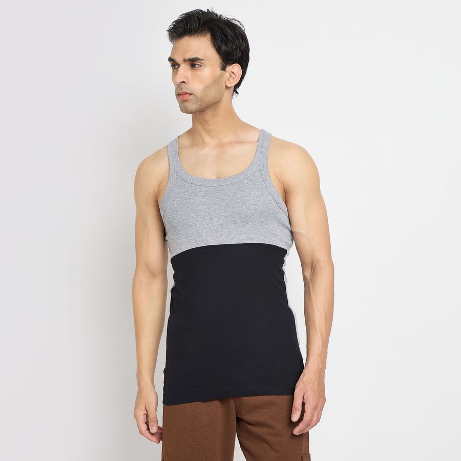 Men's Gym T-Shirt, मिश्रित हल्का ग्रे, large image number null
