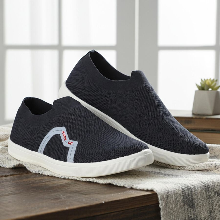 Men's Casual Shoes, ग्रे, large