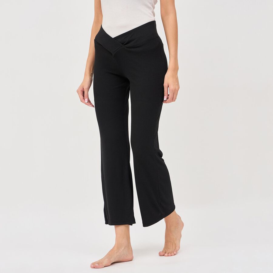 Ladies' Full Length Pyjama, Black, large image number null