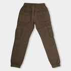 Boys' 100% Cotton Trousers , ओलिव, small image number null