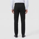 Men's Black Slim Fit Chino Trousers, Black, small