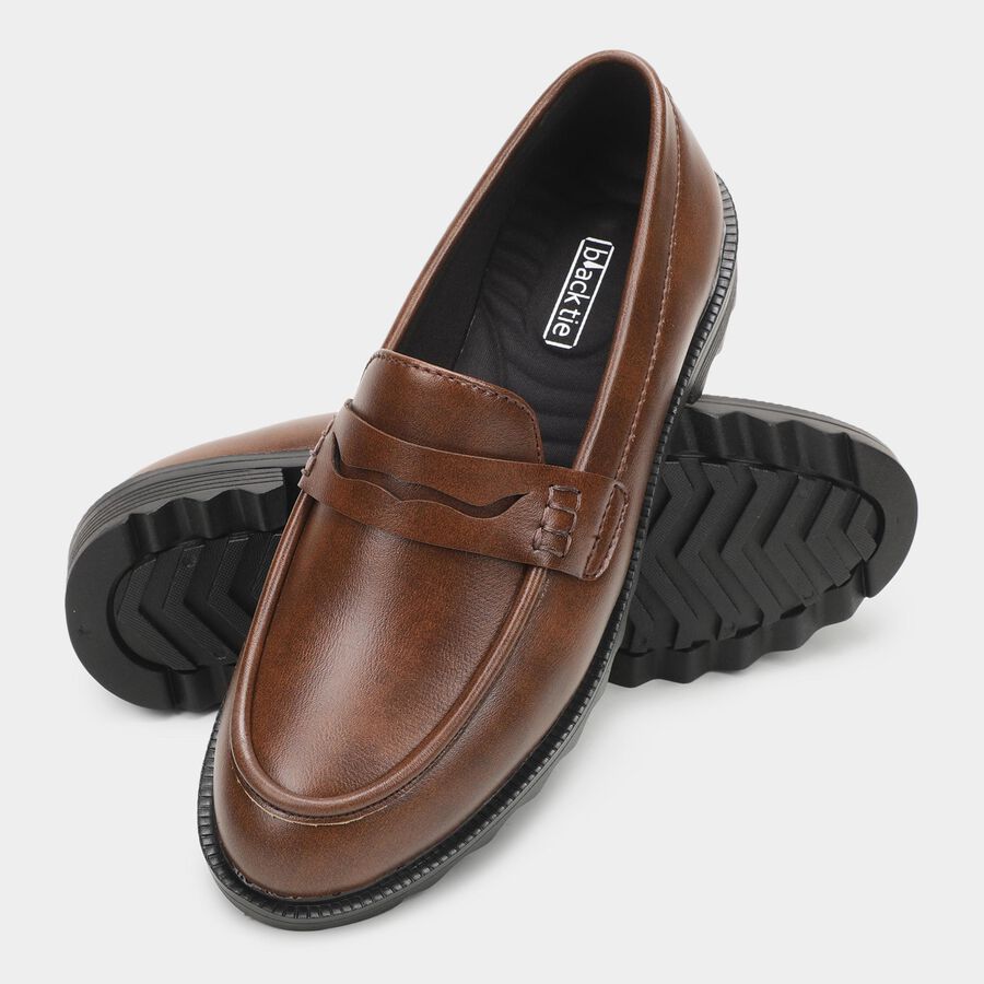 Men's Formal Shoes, Brown, large image number null