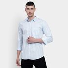 Men's 100% Cotton Casual Shirt , Light Blue, small image number null