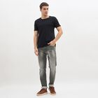 Men's Slim Fit Jeans, ओलिव, small image number null