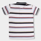 Boys' 100% Cotton Half Sleeves T-Shirt , White, small image number null