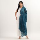 Ladies' Dupatta, Teal Blue, small image number null