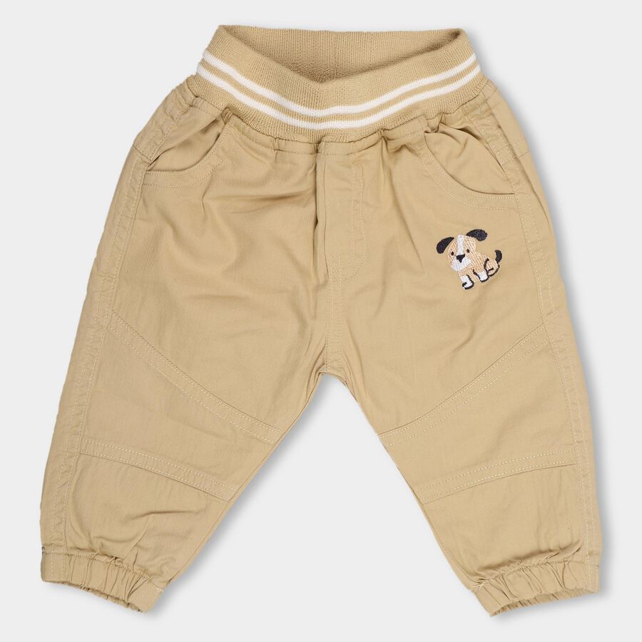 Infants' 100% Cotton Trouser , Beige, large image number null