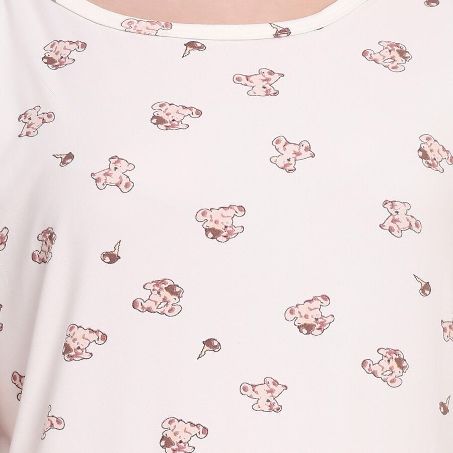 Ladies' Nighty , Beige, large image number null