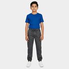 Boys' Trouser, गहरा ग्रे, small