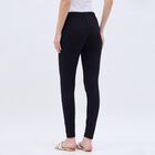 Women's Jet Black Slim Fit Comfortable Churidar, Black, small image number null