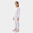 Girls Light Blue Round Neck Lounge Hipster Set, Light Blue, small
