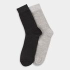 Men's Socks (Pack of 2), Melange Light Grey, small