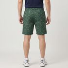Men's Green Regular Fit Cotton Bermuda Shorts, Light Green, small