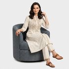 Ladies' Kurta, Off White, small