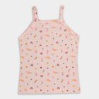Girls' 100% Cotton Vest (Pack of 2), Pink, small image number null