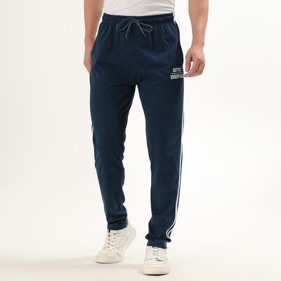 Men's Deep Midnight Navy Slim Fit Track Pants