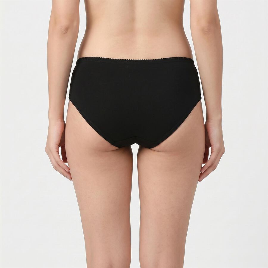 Women's Assorted Regular Fit Solid Panty, चुनिंदा, large