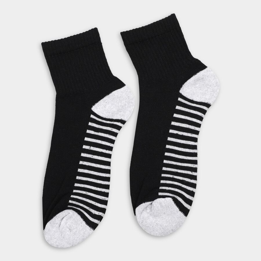 Men's Socks (Pack of 3), मिश्रित हल्का ग्रे, large image number null