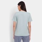 Ladies' Round Neck T-Shirt, हल्का हरा, small image number null