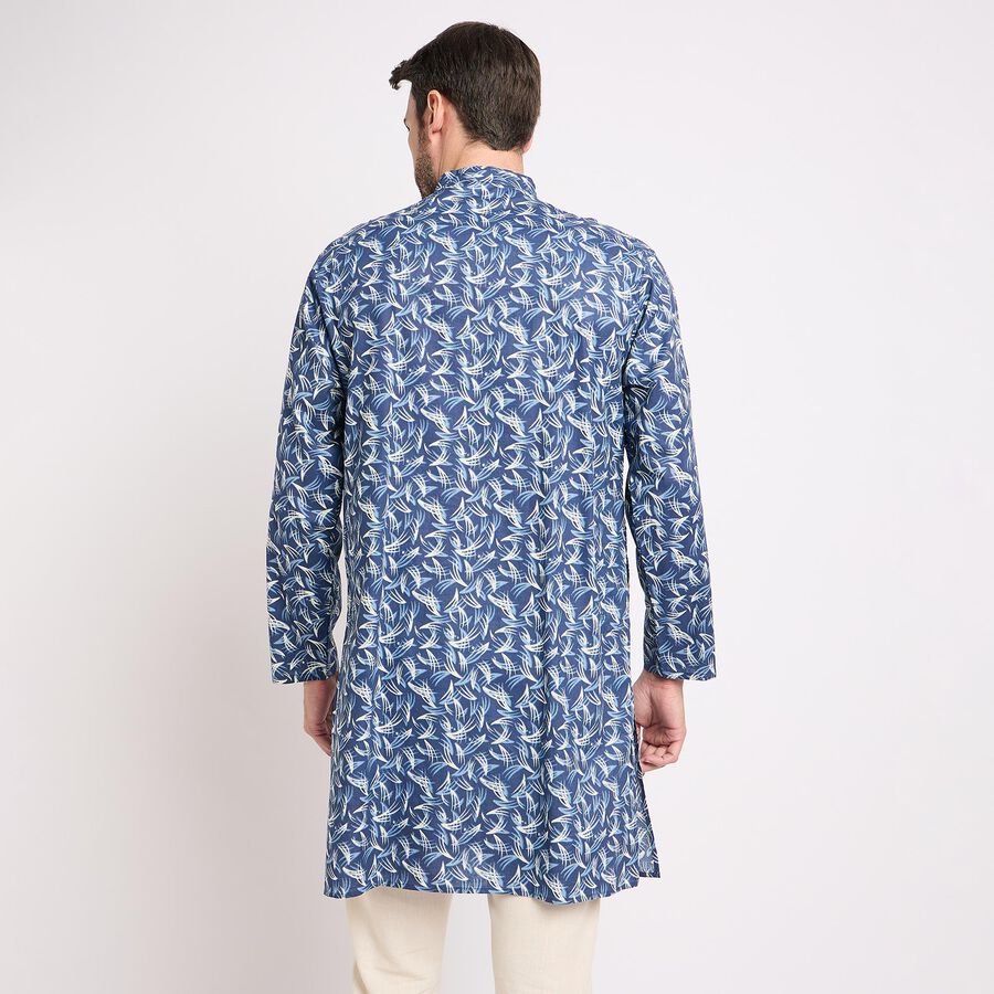 Men's Kurta, गहरा नीला, large image number null