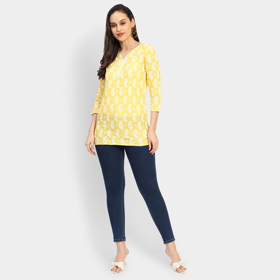 Ladies' Kurti , मस्टर्ड, large image number null