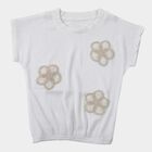 Girls' T-Shirt, सफ़ेद, small image number null