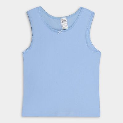Girls' 100% Cotton Spaghetti Vest