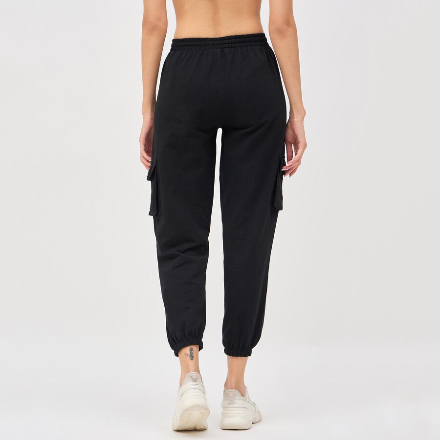 Ladies' Regular Track Pants, Black, large image number null