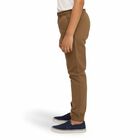 Boys Warm Brown Regular Fit Elastic Waist Jogger Trousers, भूरा, small image number null